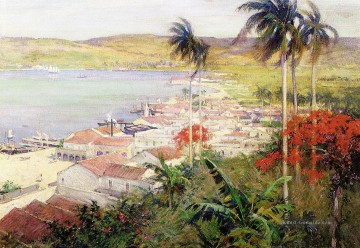 Havana Hafen Szenerie Willard Leroy Metcalf Landschaft Ölgemälde